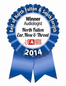 North Fulton Ear, Nose & Throat is the Winner of the Best Audiology Award
